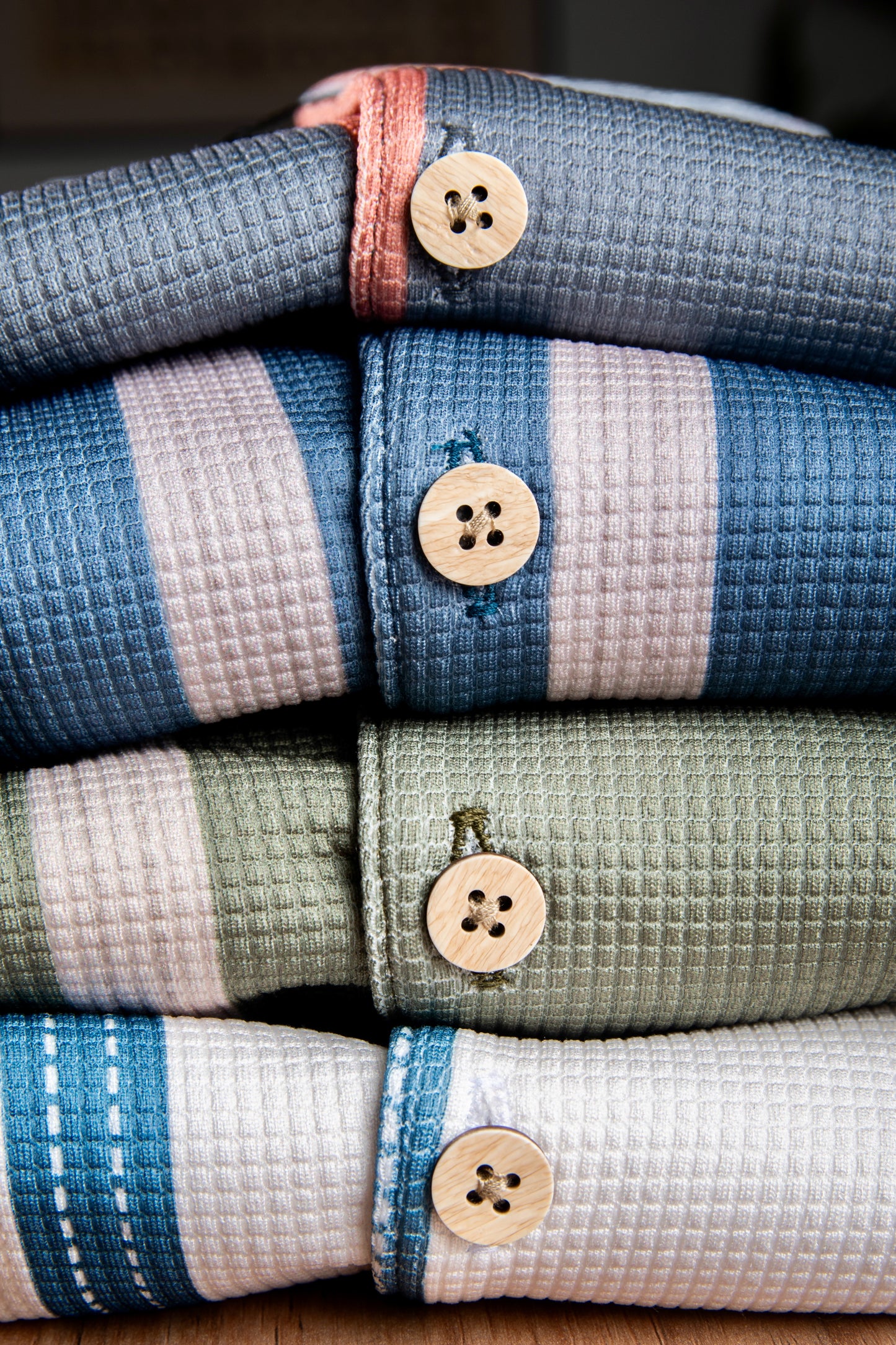 Riviera Shirt (Azul y Crema)