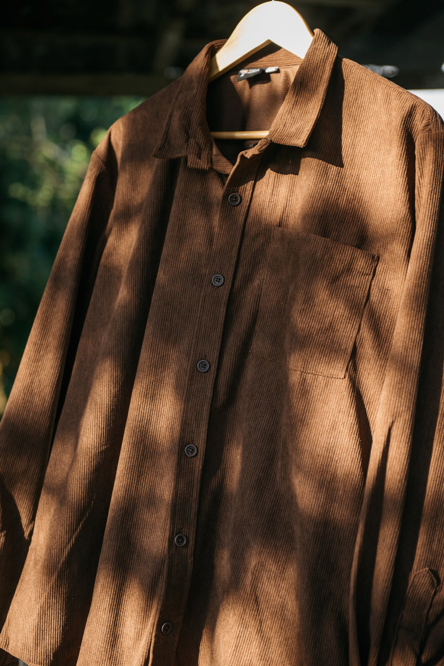 River Cord Shirt - Café 8