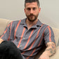 Riviera Shirt (Gris y Naranja)