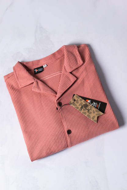 Waffle Shirt Rosado Tierra