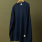 Waffle Pullover Navy