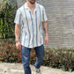 Riviera Shirt (Blanco y Azul)