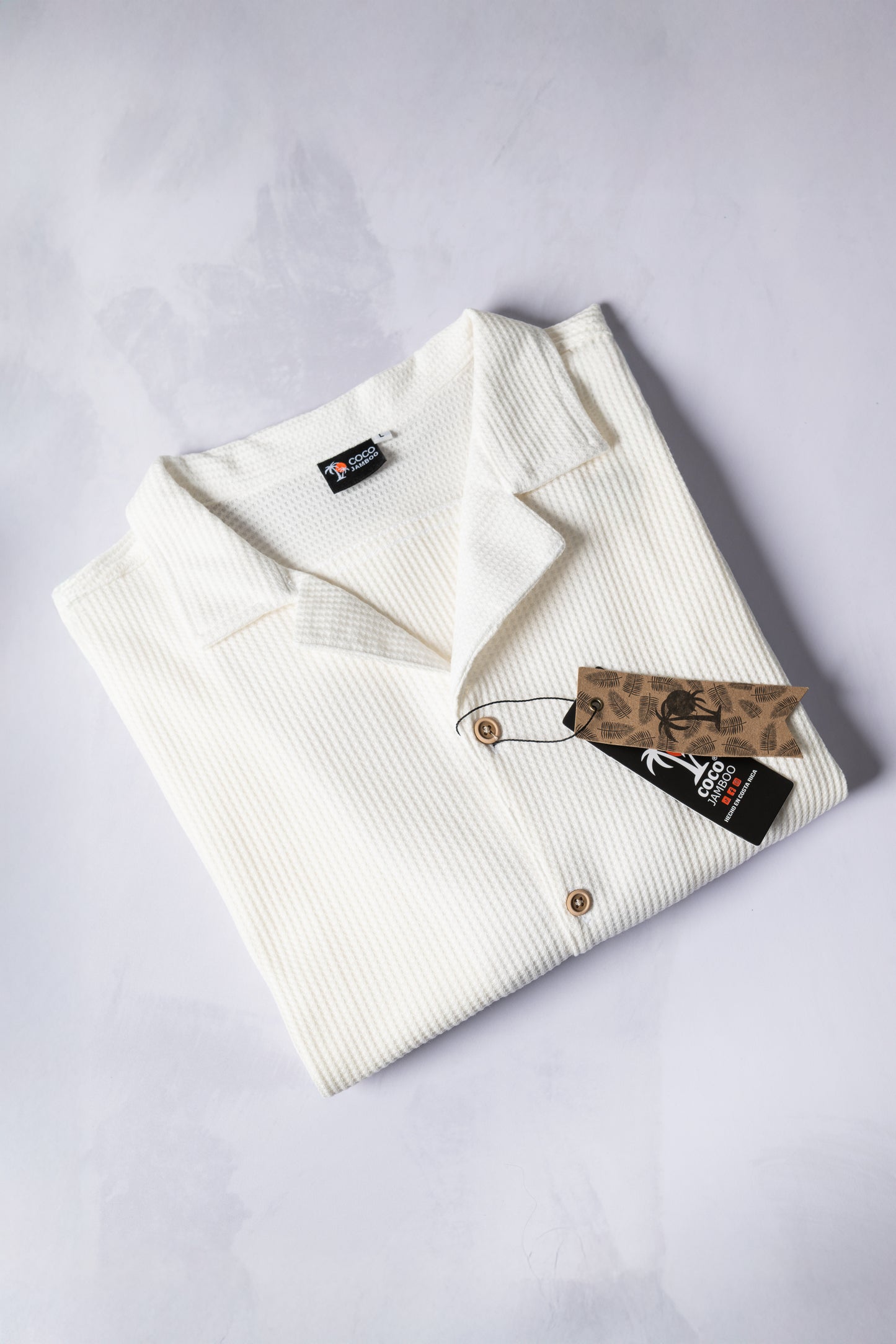 Waffle Shirt Blanco