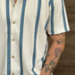 Riviera Shirt (Blanco y Azul)