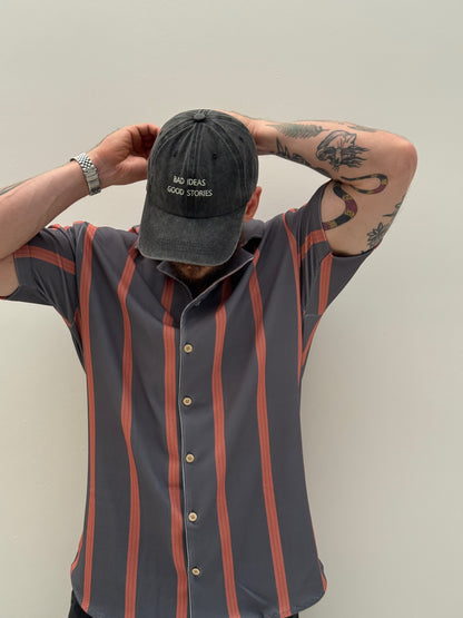 Riviera Shirt (Gris y Naranja)