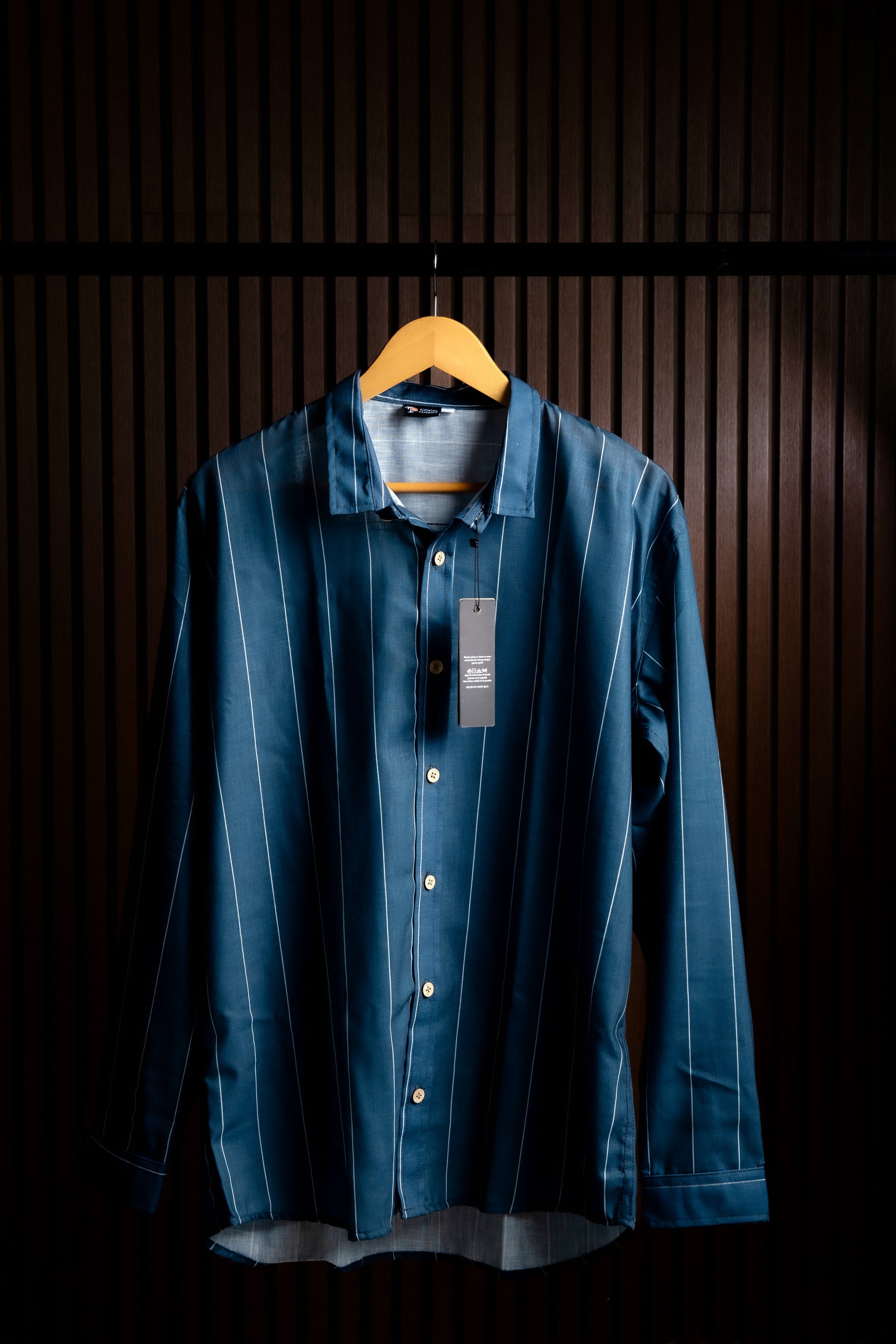 Camisa de lino Azul Hybrid Linen