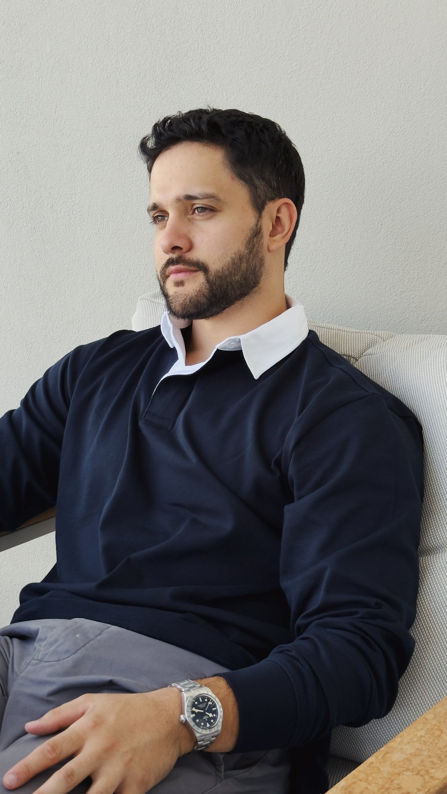 Rugby Polo Azul Oscuro