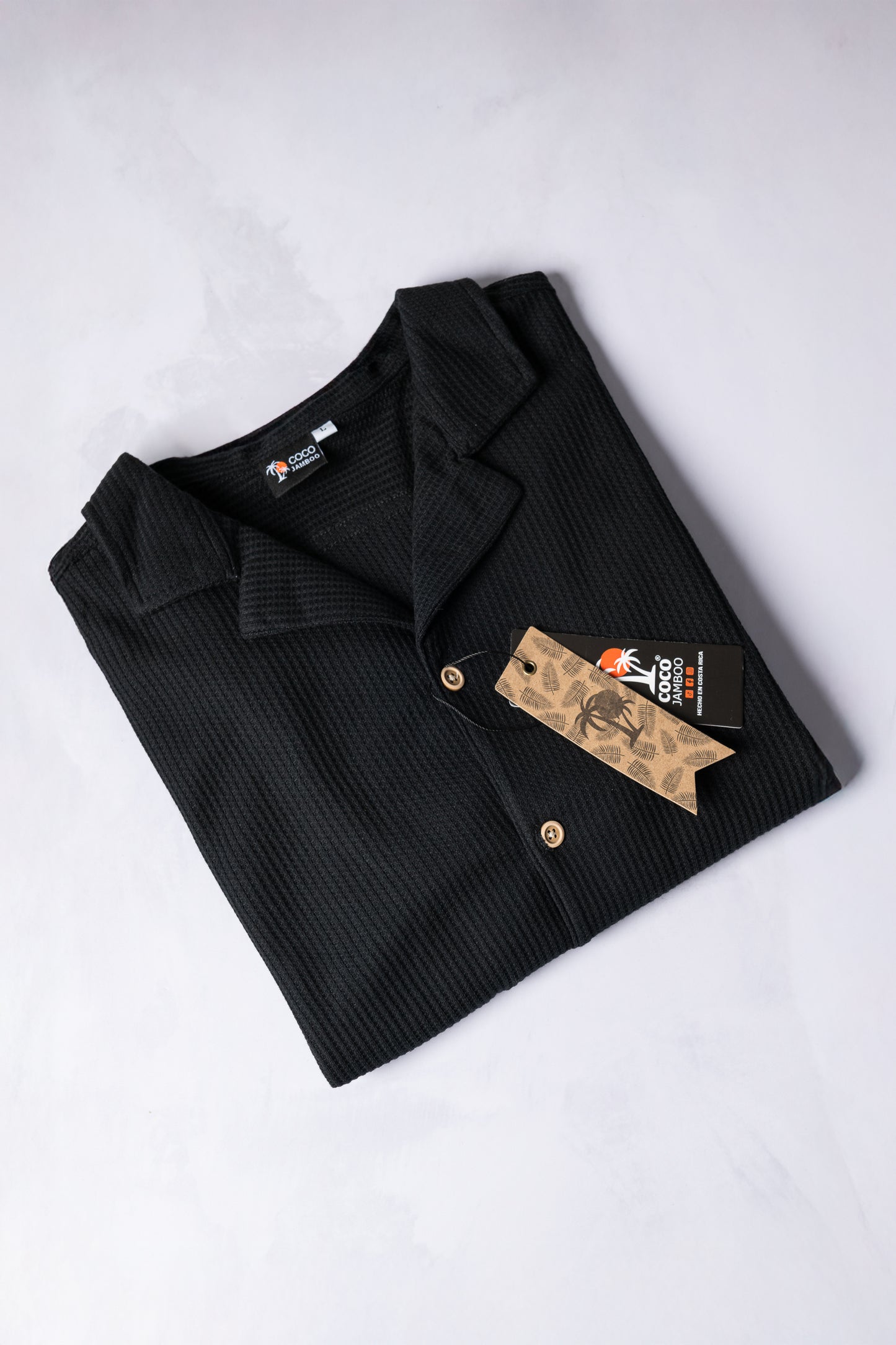 Waffle Shirt Negro