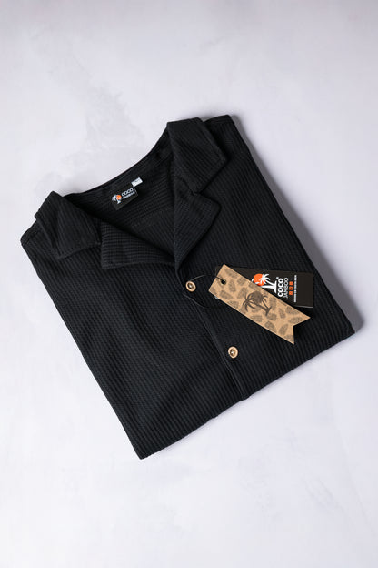 Waffle Shirt Negro