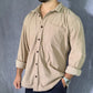 River Cord Shirt - Beige