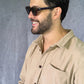 River Cord Shirt - Beige