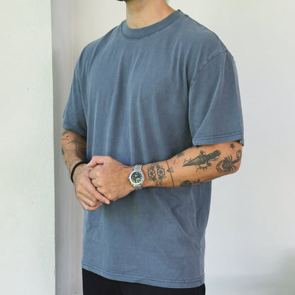 Oversized T-Shirts Azul washed