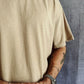 Oversized T-Shirts Khaki 