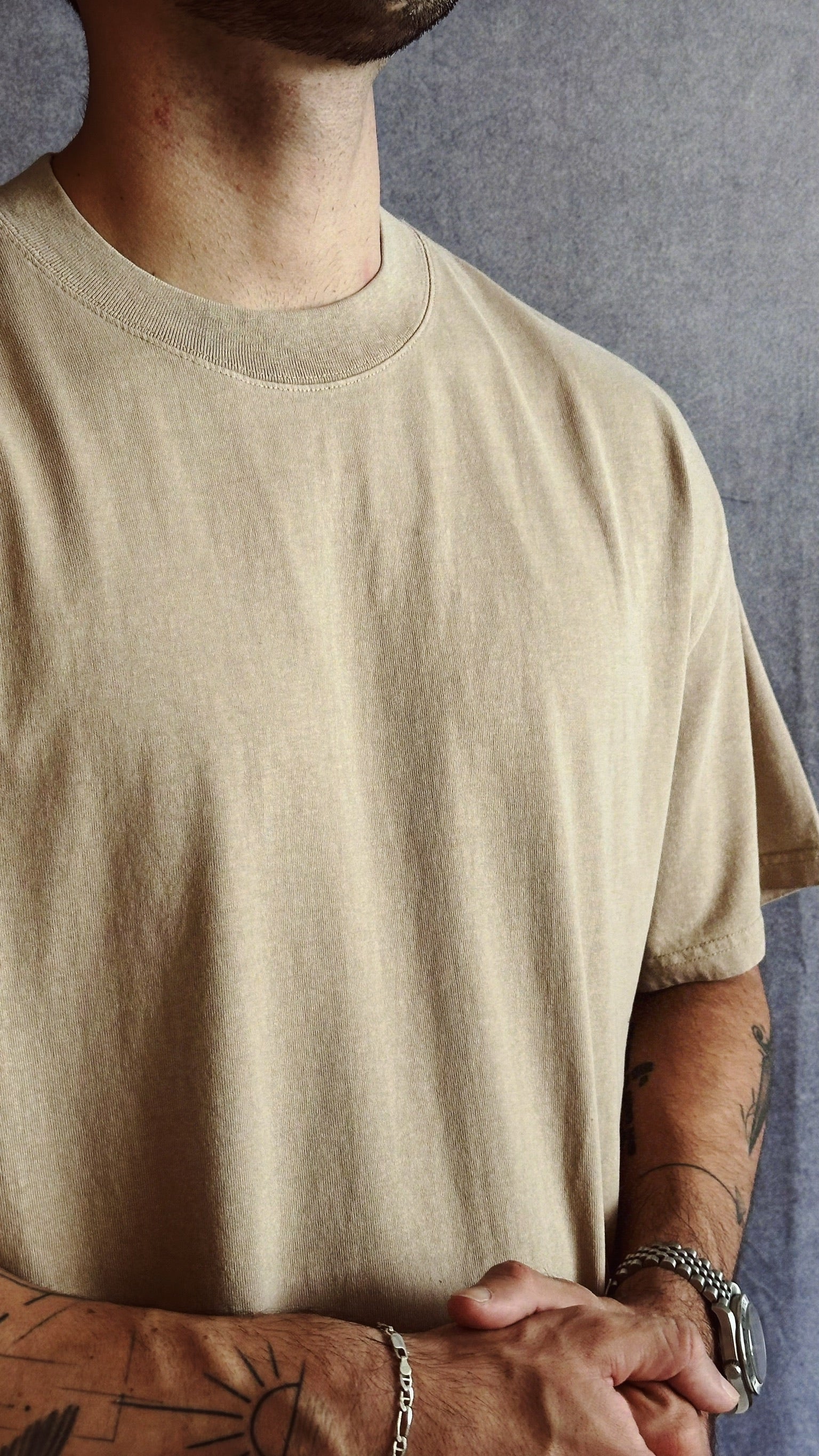 Oversized T-Shirts Khaki 