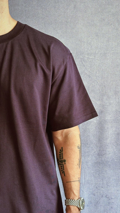 Oversized T-Shirts Morado Oscuro
