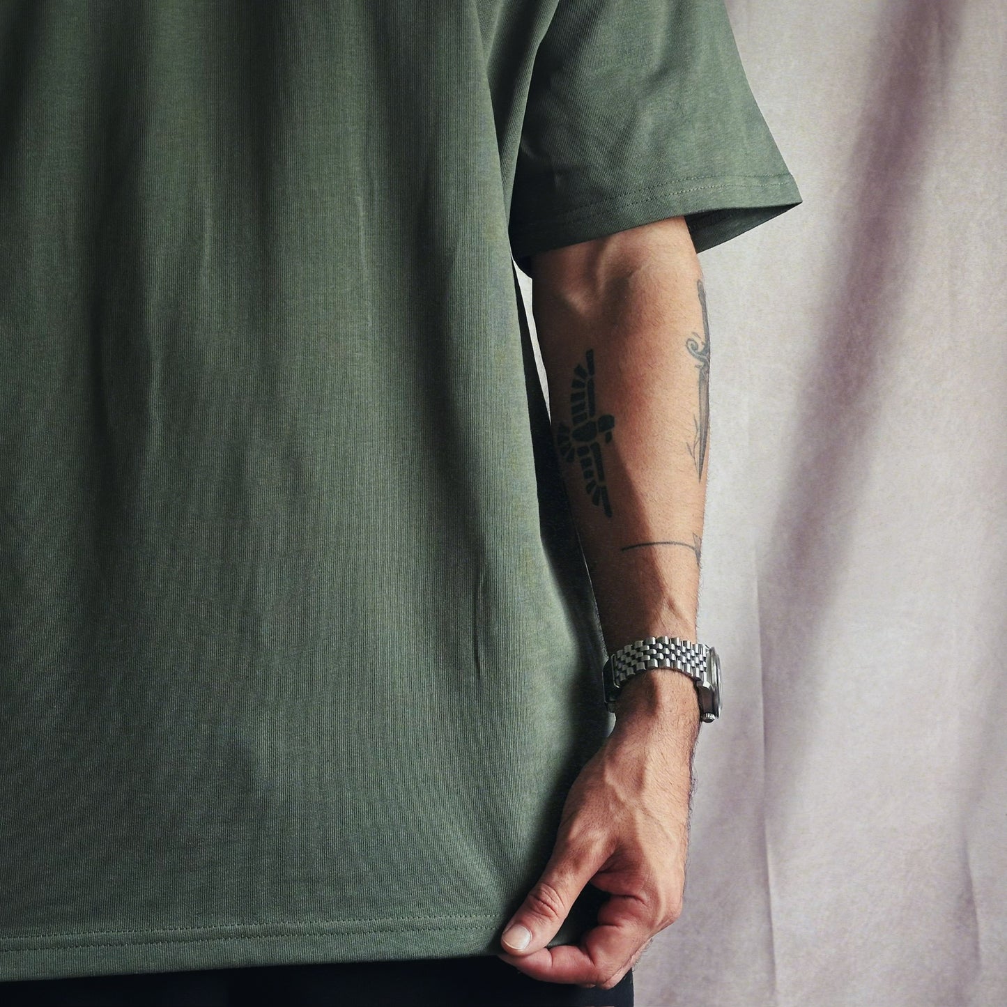 Oversized T-Shirts Verde Militar