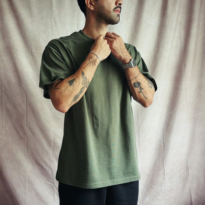 Oversized T-Shirts Verde Militar