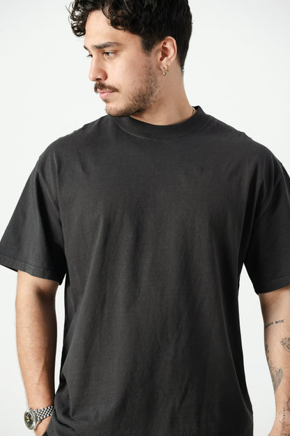 Oversized T-Shirts negro retro