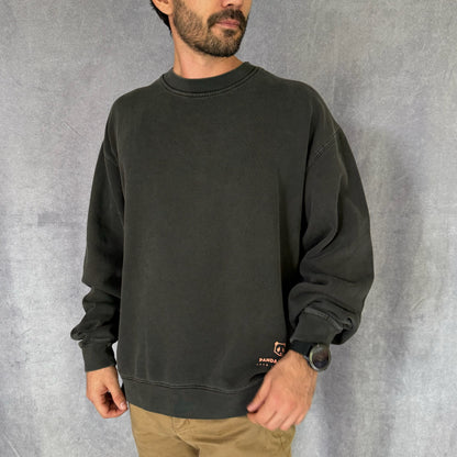 Panda Sweater Negro Retro