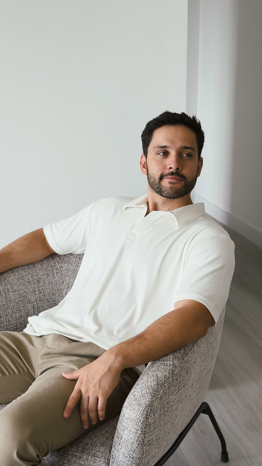 Polo Classique Blanco Hueso