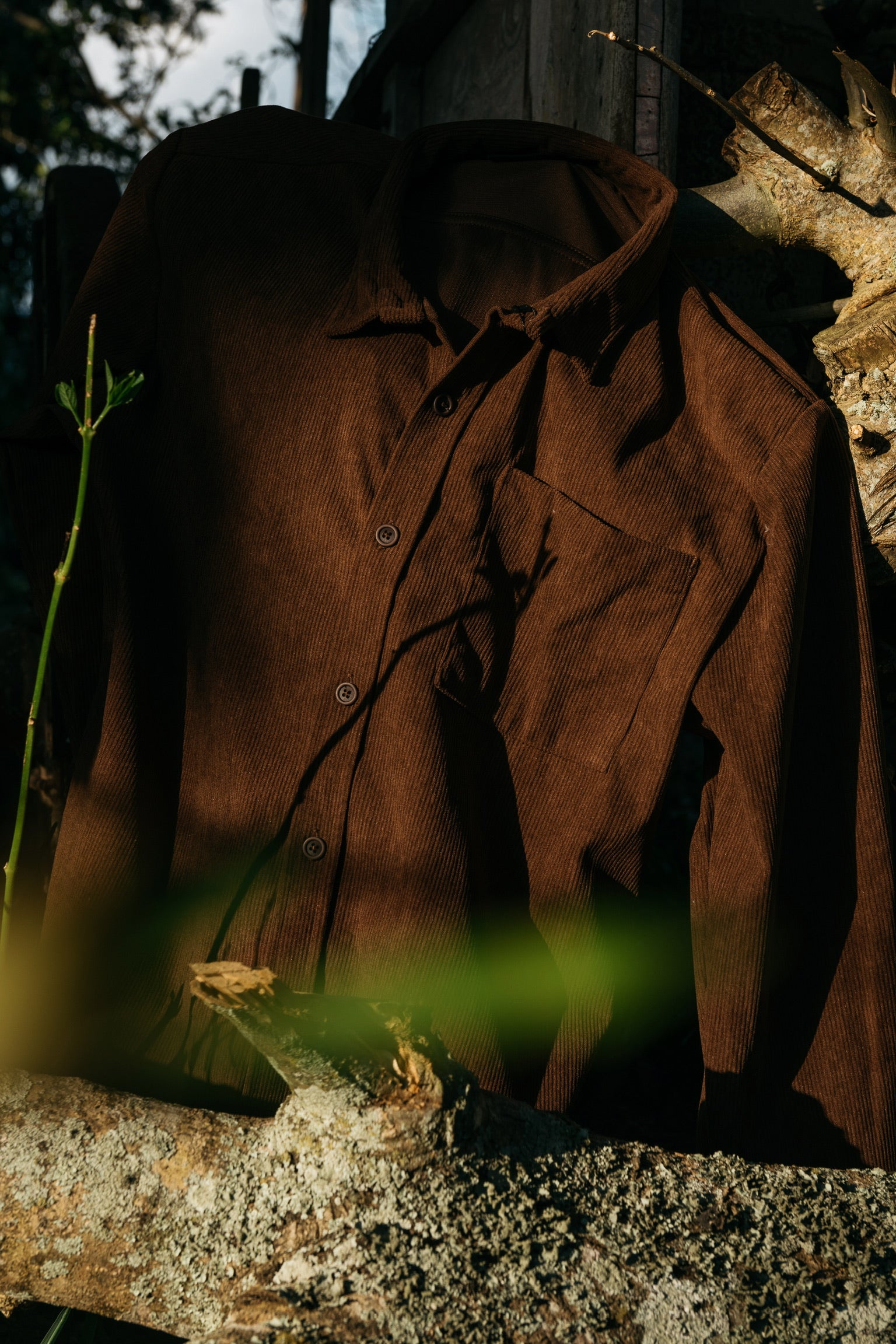 River Cord Shirt - Café 6