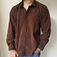 River Cord Shirt - Café