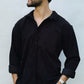 River Cord Shirt - Negro 4