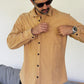 River Cord Shirt - Ocre 3