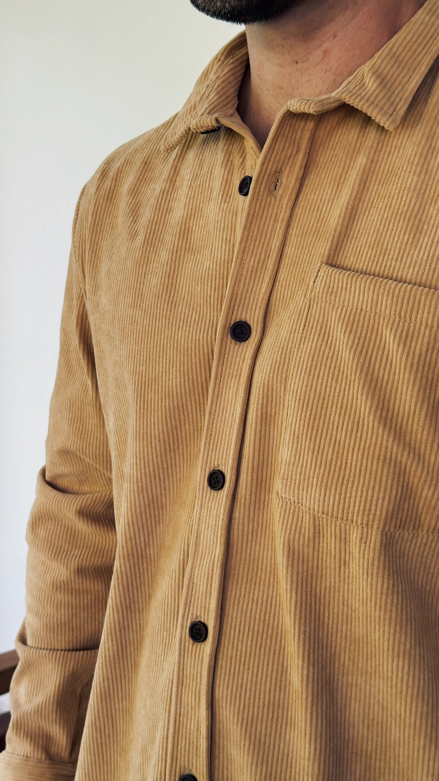 River Cord Shirt - Ocre 4