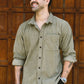 River Cord Shirt - Verde 3