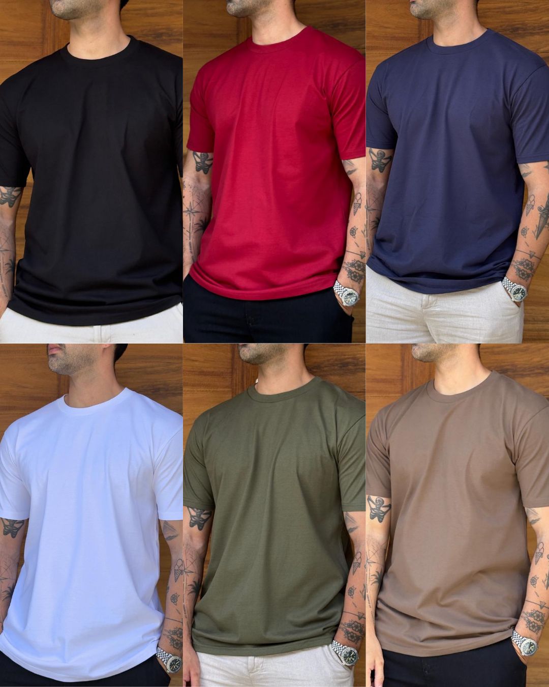 6 Pack NEW Classic Tees - Precio especial