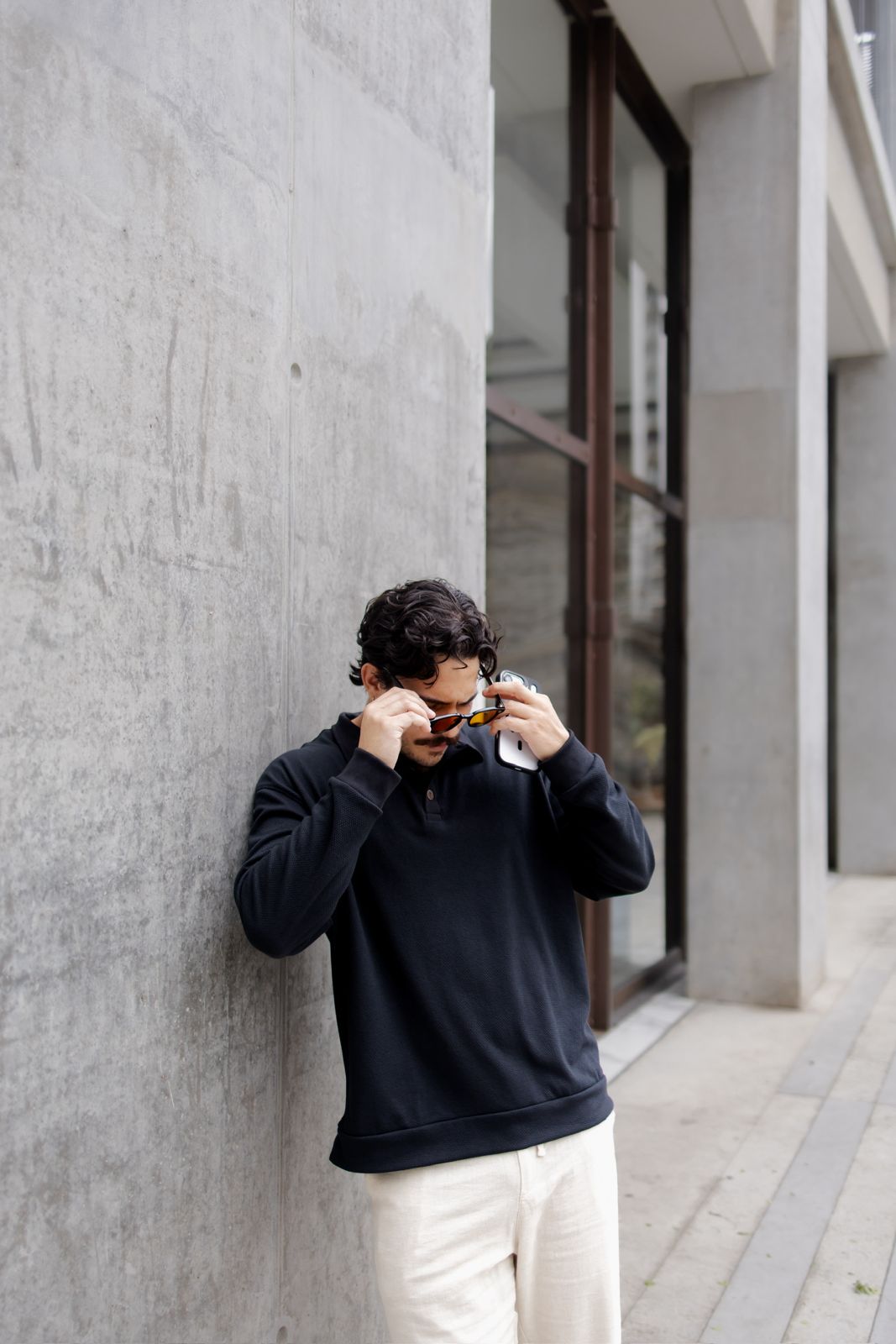 Crafted Polo Negro
