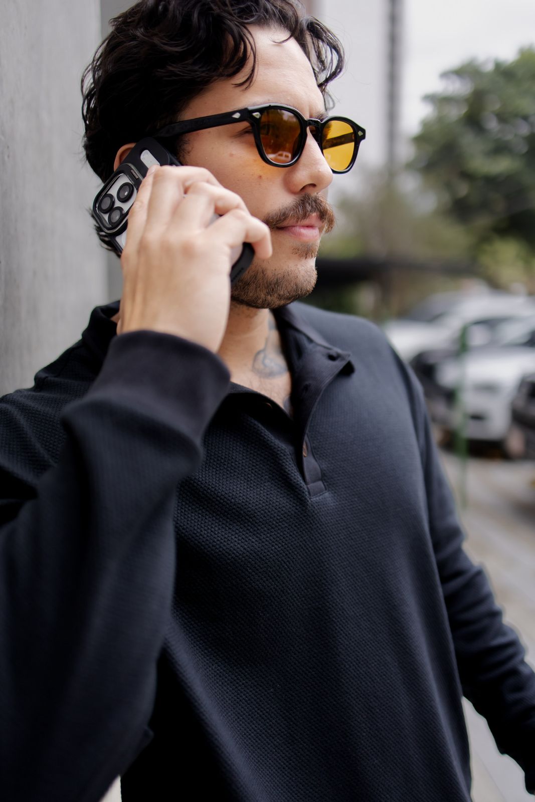 Crafted Polo Negro