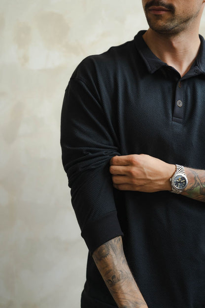 Crafted Polo Negro