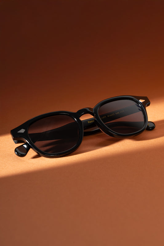 RetroShades - Lentes de Sol color Negro